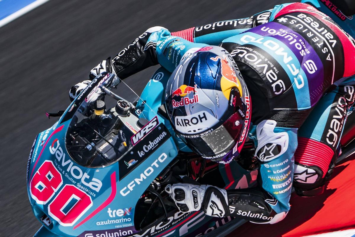David Alonso, campeón del mundo de Moto3 2024 con el CFMOTO Aspar Team