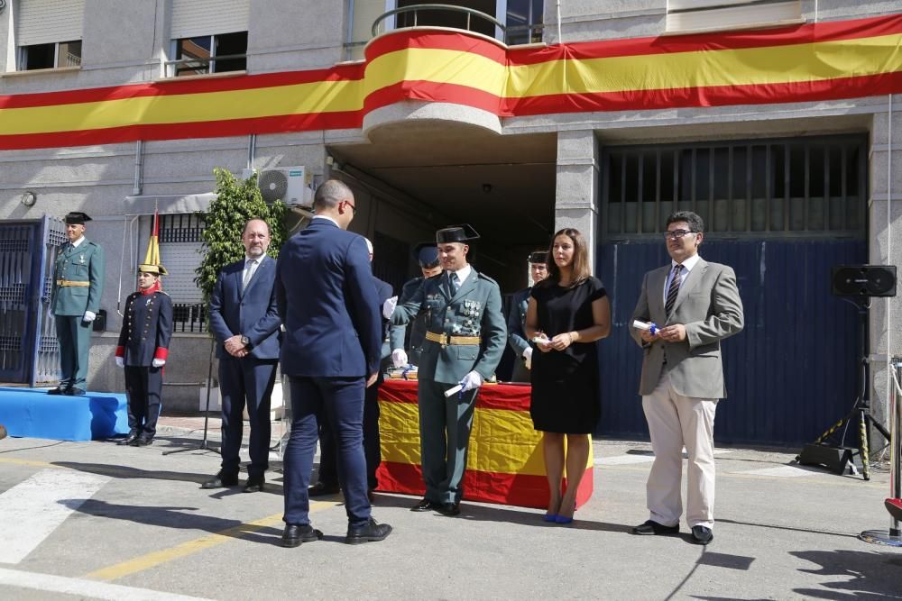 Misa y acto castrense en el cuertel de la Compañía de la Guardia Civil de Torrevieja y la Vega Baja el día de la Virgen del Pilar