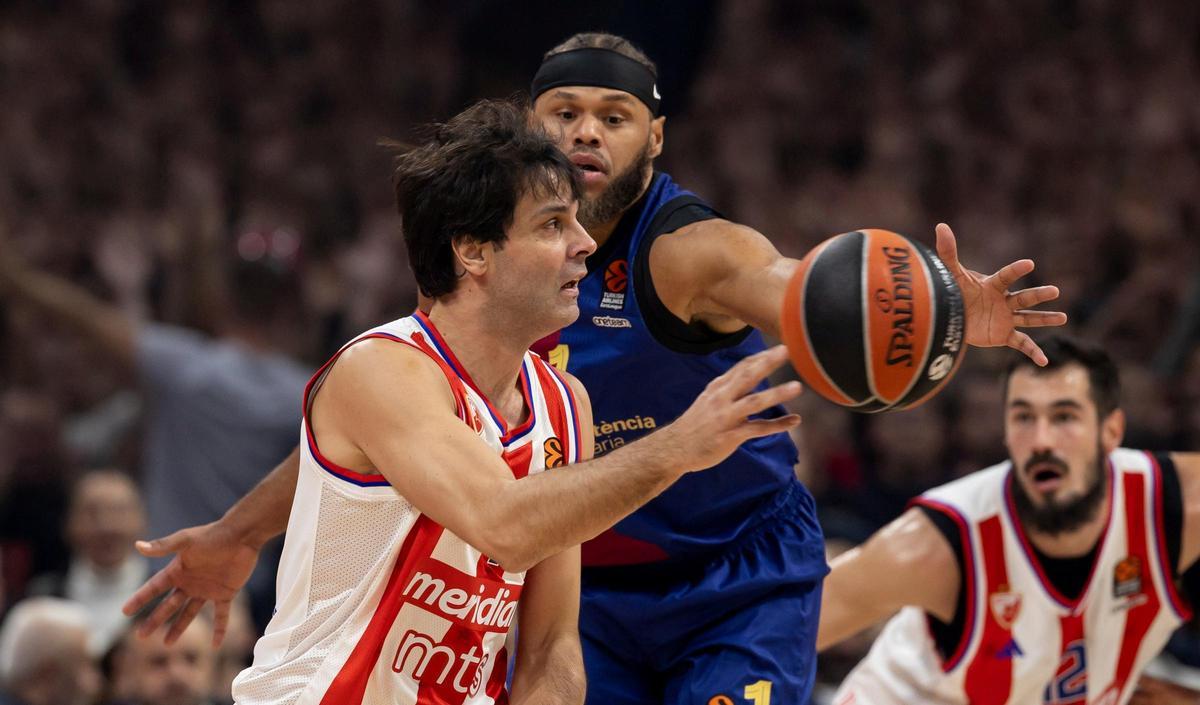 Anderson, en una acción defensiva ante Teodosic