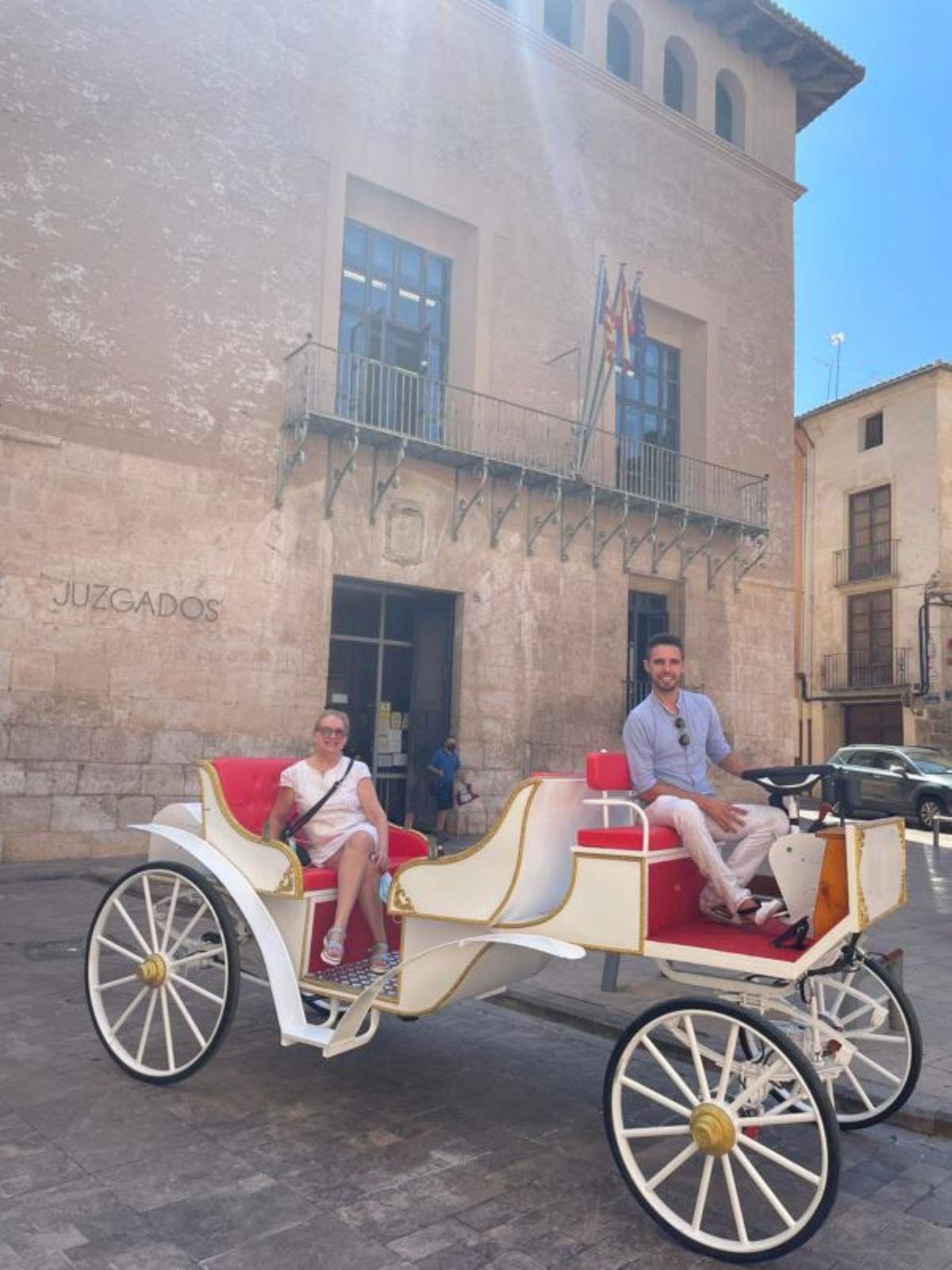 Uno de los prototipos de calesas eléctricas fabricados por la empresa valenciana.