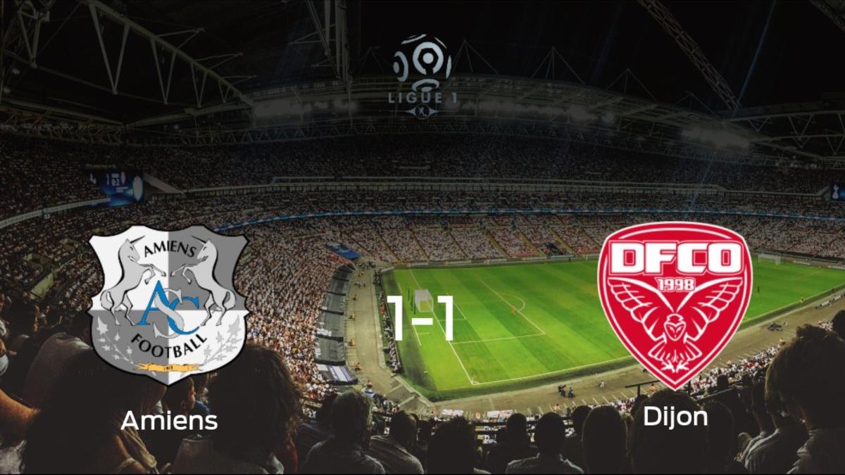 El Amiens SC y el Dijon FCO solo suman un punto (1-1)