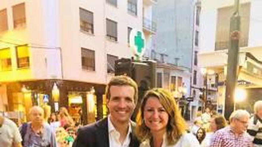 Casado y Carrasco durante su visita a Castelló.