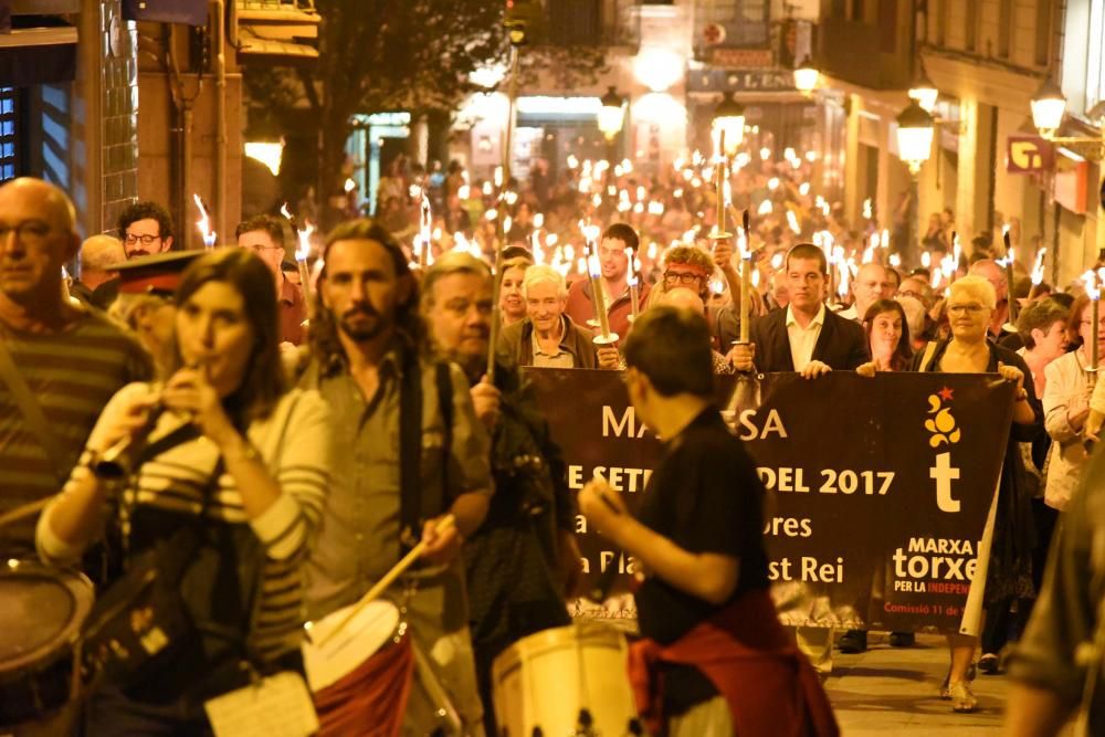 Marxa de torxes a Manresa