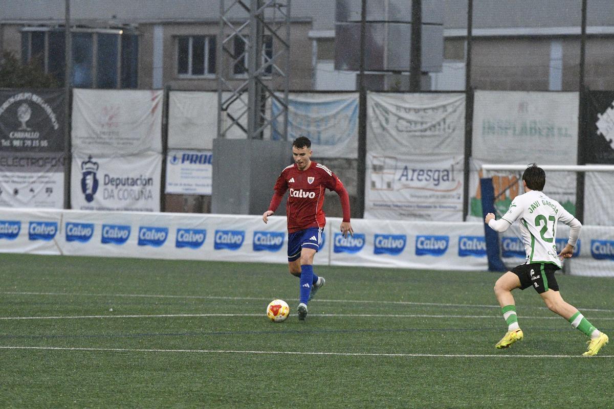 Fito, con el Bergantiños