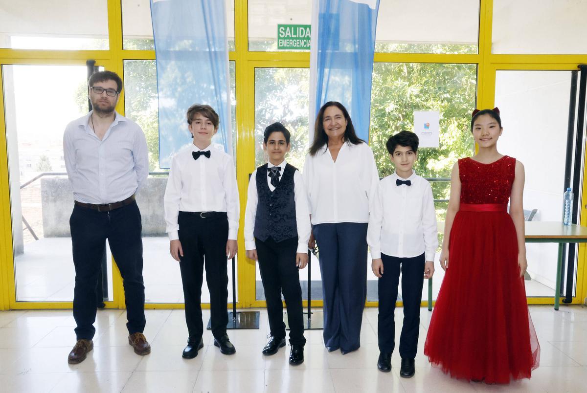 Vigo (Conservatorio Superior de Música). Presentación del Concurso Internacional de Piano "Cidade de Vigo". Hoy ya están concursando los pianistas junior