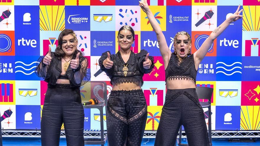 Primeras declaraciones de Tanxugueiras tras clasificarse en la final del Benidorm Fest