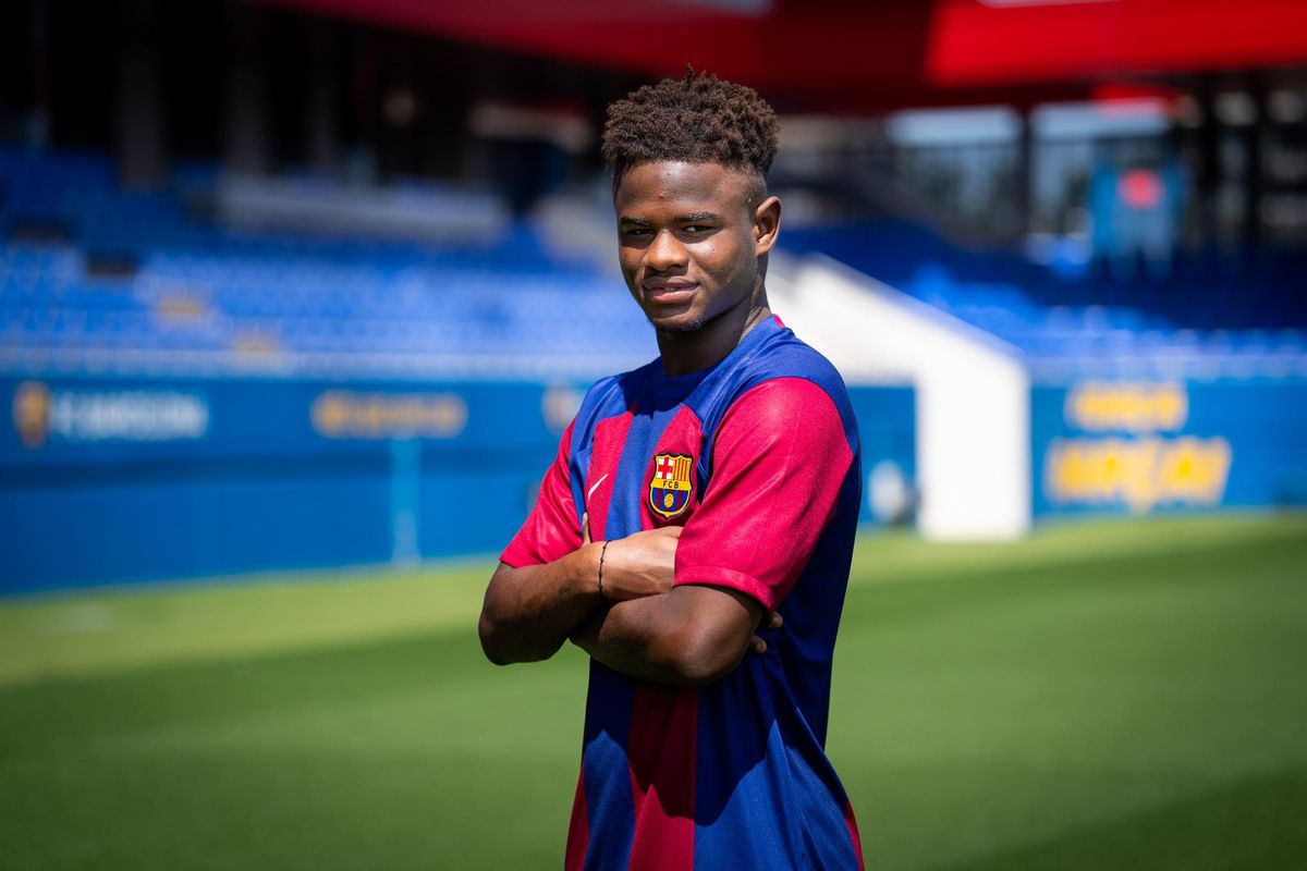 Mikayil Faye, nou jugador del Barça Atlètic Mikayil Faye, nou jugador del Barça Atlètic