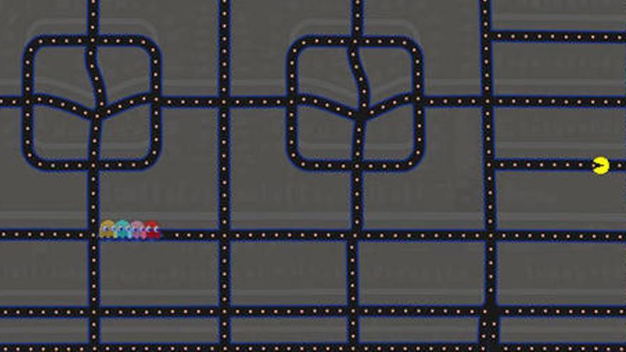 Pac-Man es «menja» Google Maps