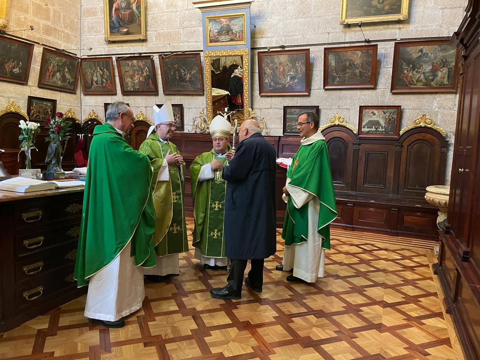 Los zamoranos arropan a la Virgen de la Concha en su peregrinación a Santiago