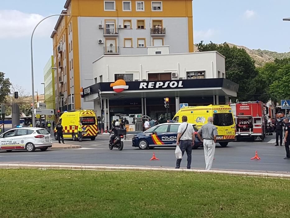 Explosión en el centro de Cartagena