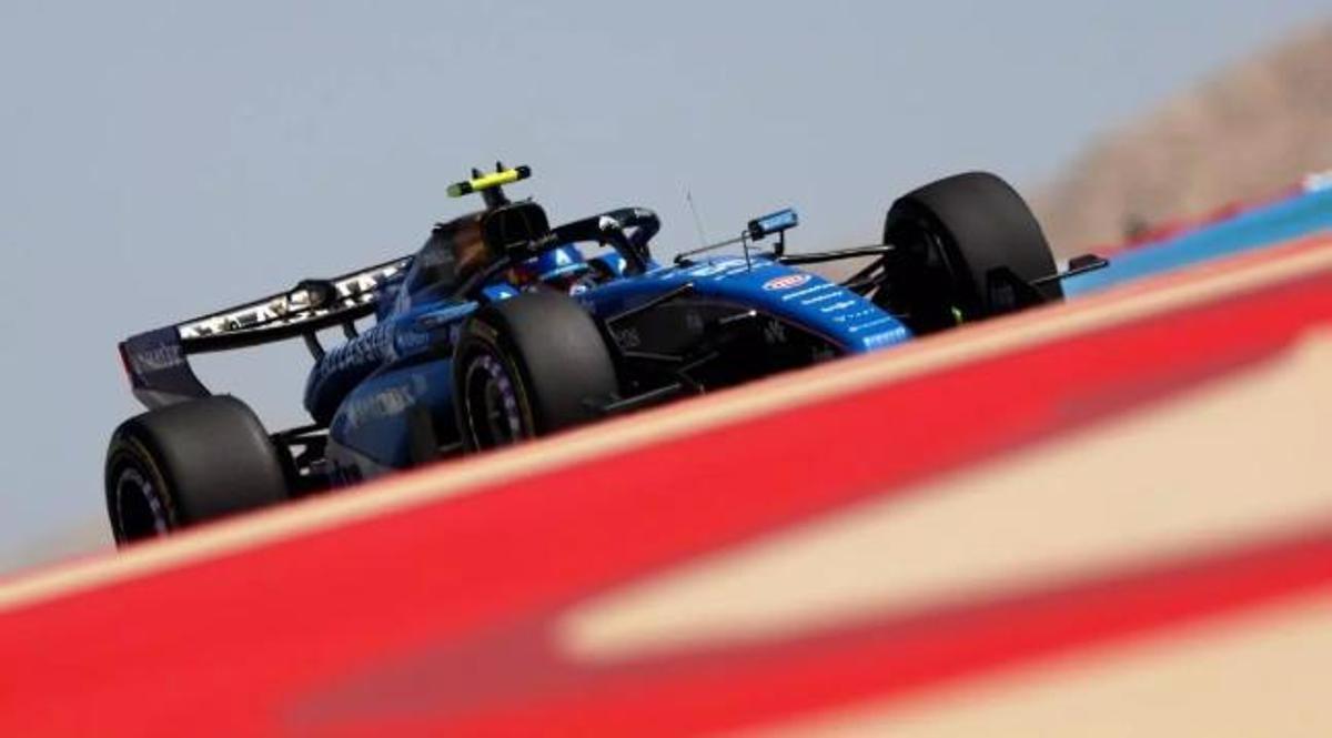 Carlos Sainz, este miércoles en el circuito de Sakhir