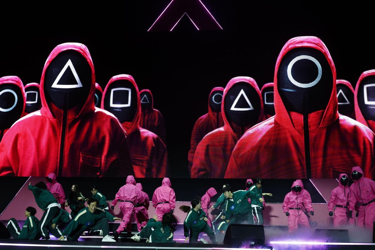 Seoul (Republic Of), 28/06/2025.- Actors perform during a parade and final fan event of the Netflix series Squid Game season 3, in Seoul, South Korea, 28 June 2025. (Corea del Sur, Seúl) EFE/EPA/JEON HEON-KYUN