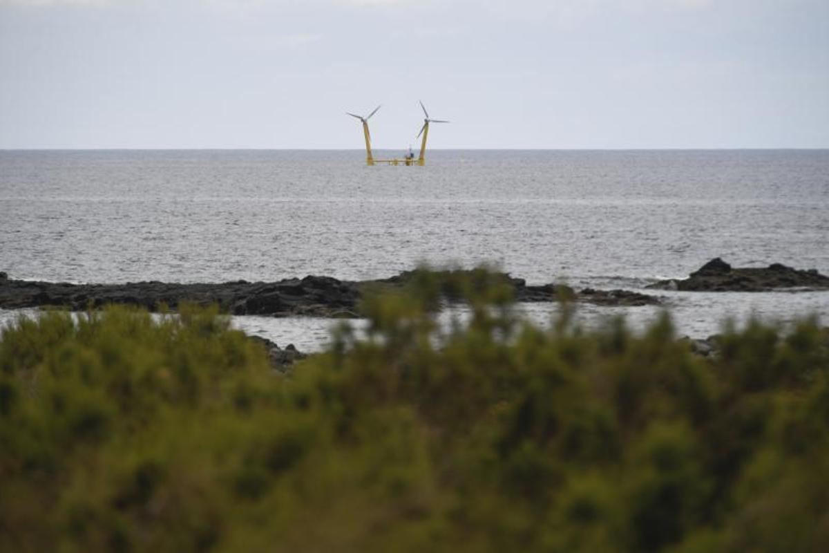Prototipo de aereogenerador de dos cabezas
