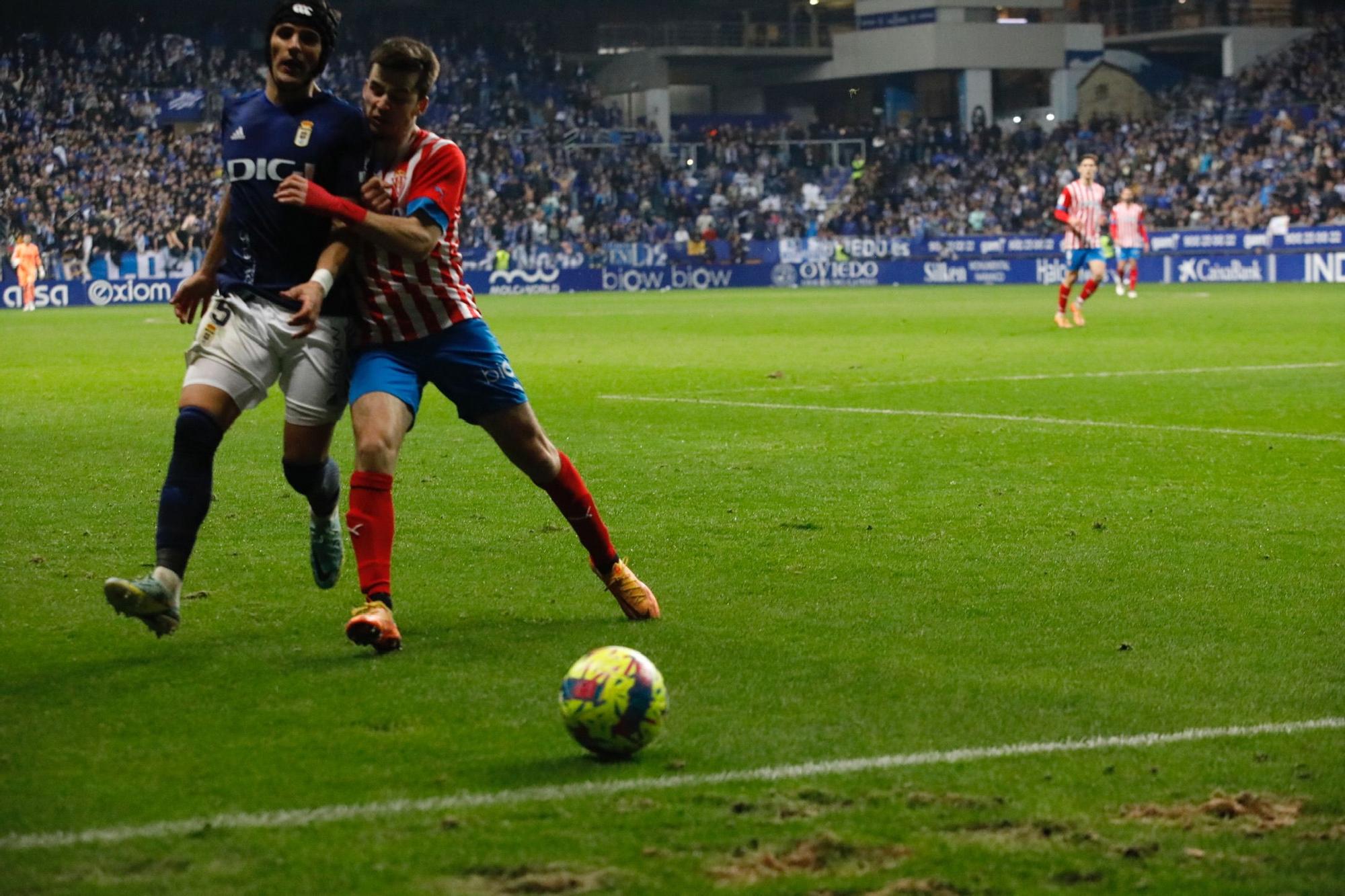 En imágenes: así se vivió el derbi en el Tartiere