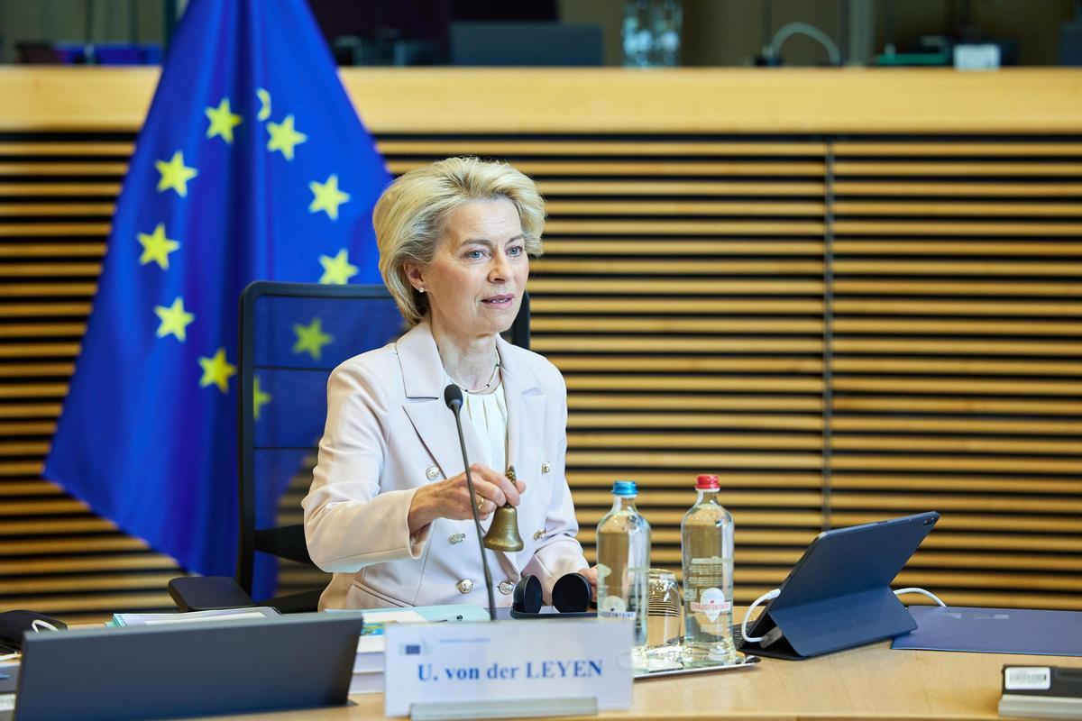 La presidenta de la Comisión Europea, Ursula von der Leyen.