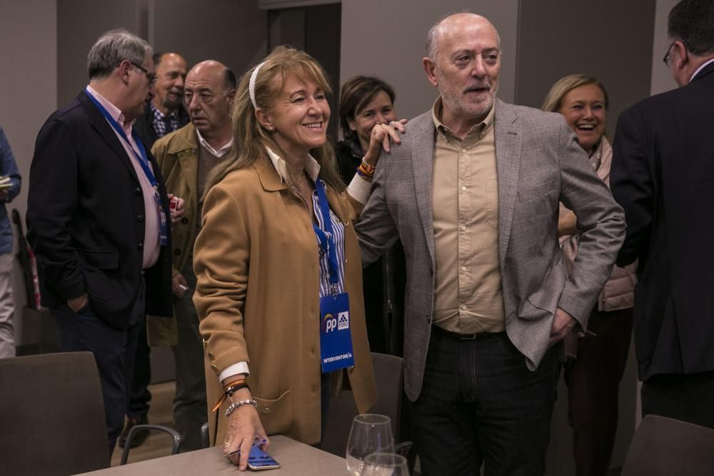 Noche electoral del PP en Asturias.