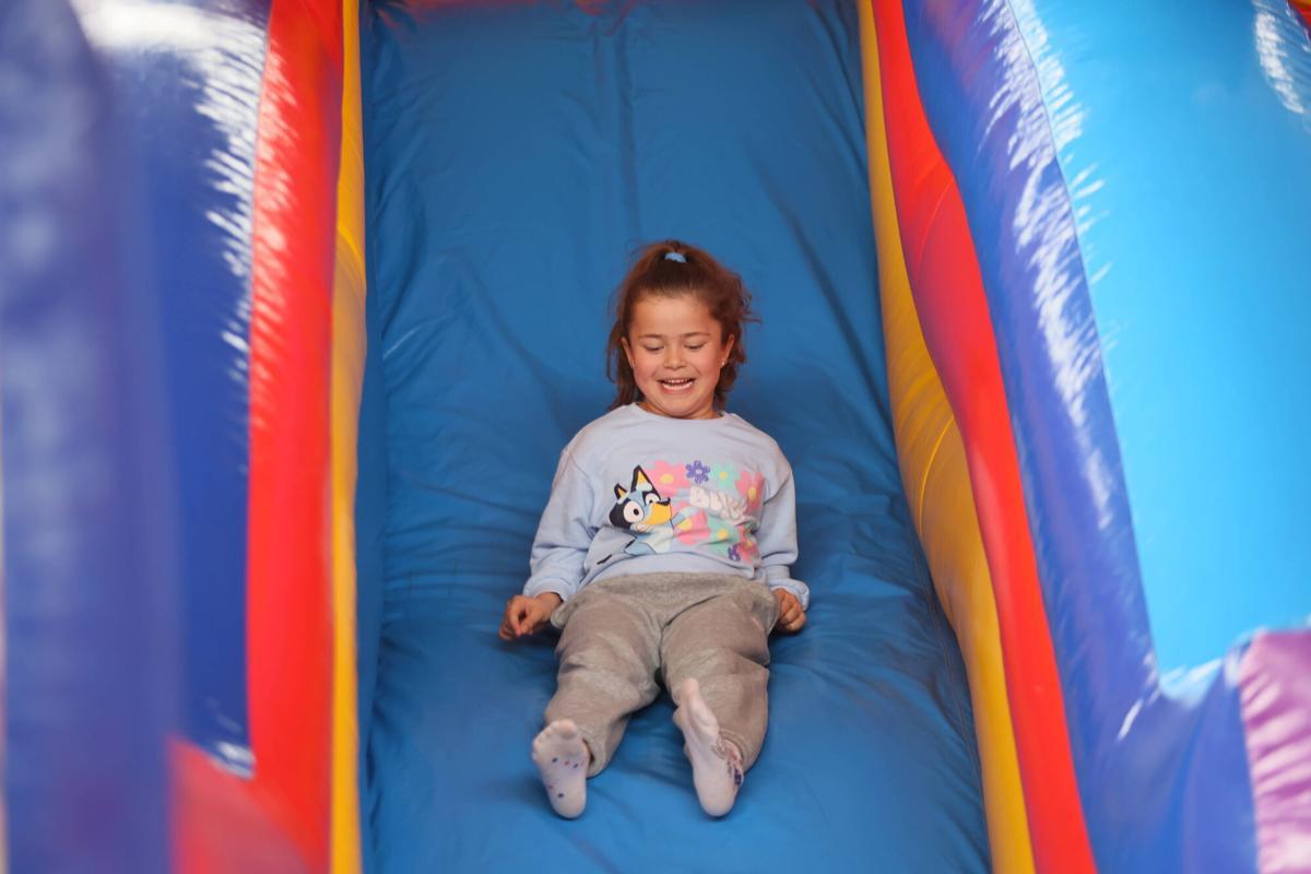 Parque de Europa de Las Vegas. Hinchables de Pequelandia