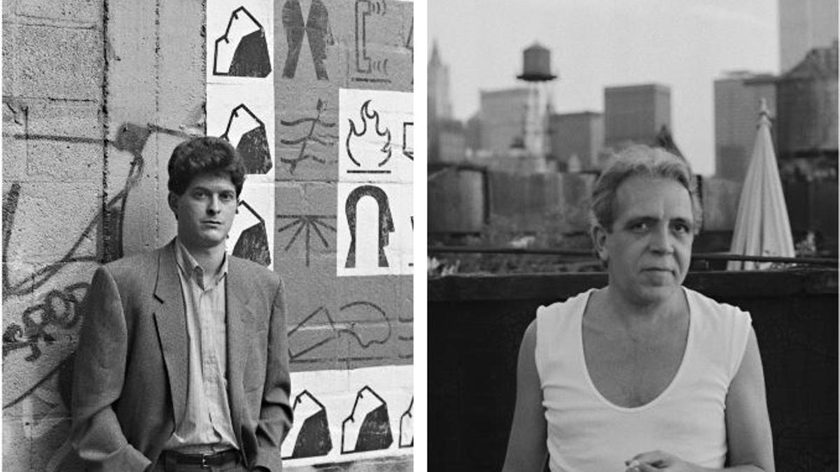 El crític d'art, Dan Cameron, i el metge oncòleg i empresari cultural, promotor del Gas Station, un local de moda, Xavier Domingo.