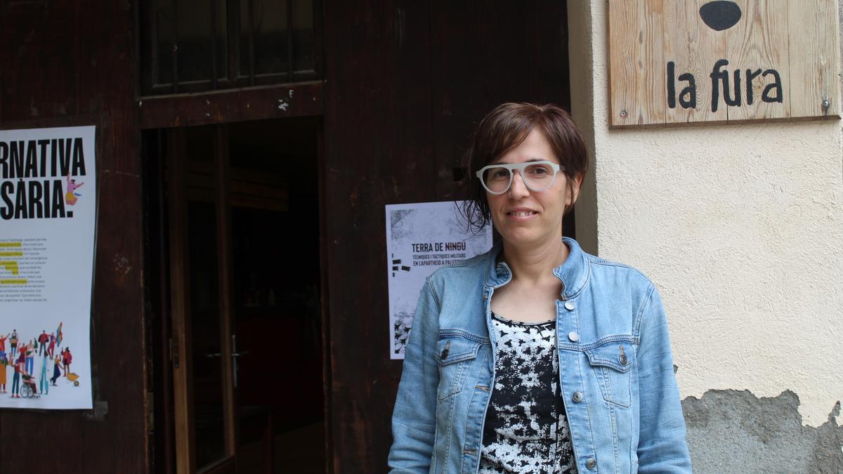 La candidata d'Alternativa per Solsona-CUP, Pilar Viladrich