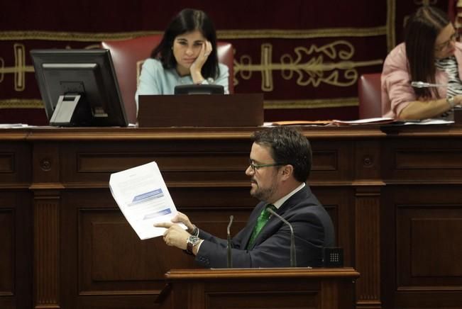 29/11/2016.Pleno del Parlamento de Canarias..Presupuestos