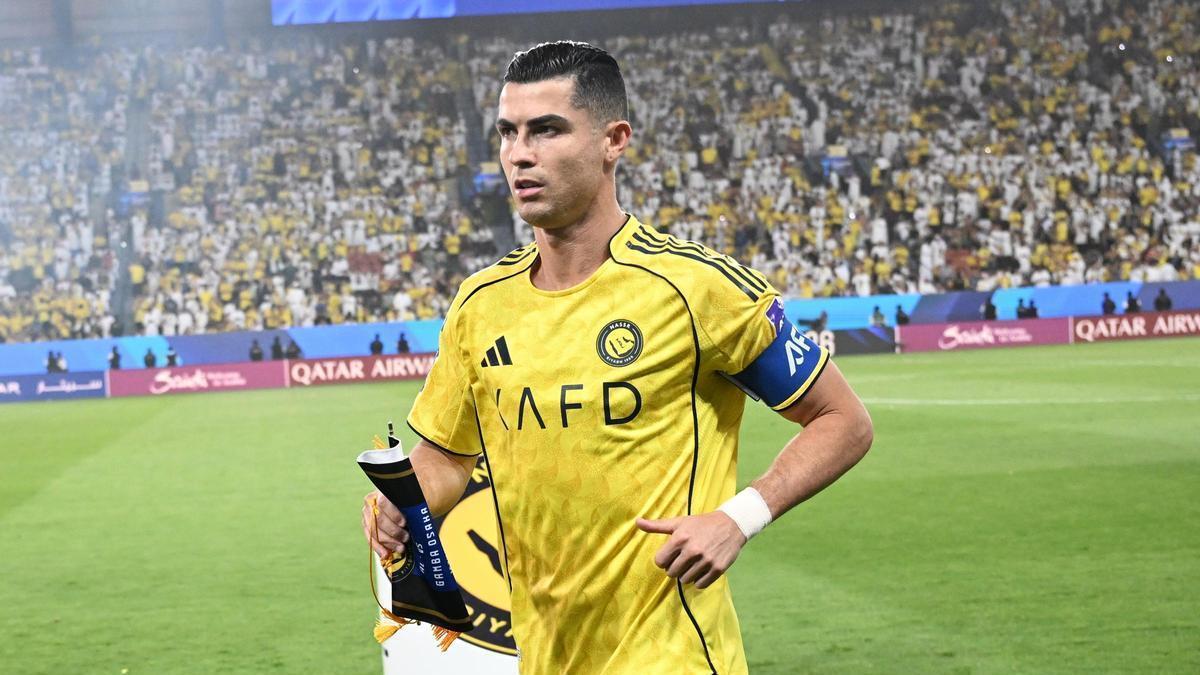 Cristiano Ronaldo con el Al-Nassr en el duelo de la AFC Champions League Two ante el Gamba Osaka en Riad, el pasado 16 de mayo.