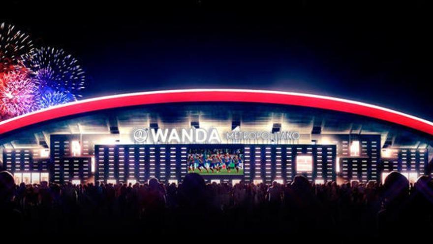 Wanda Metropolitano, el nuevo estadio del Atlético de Madrid.