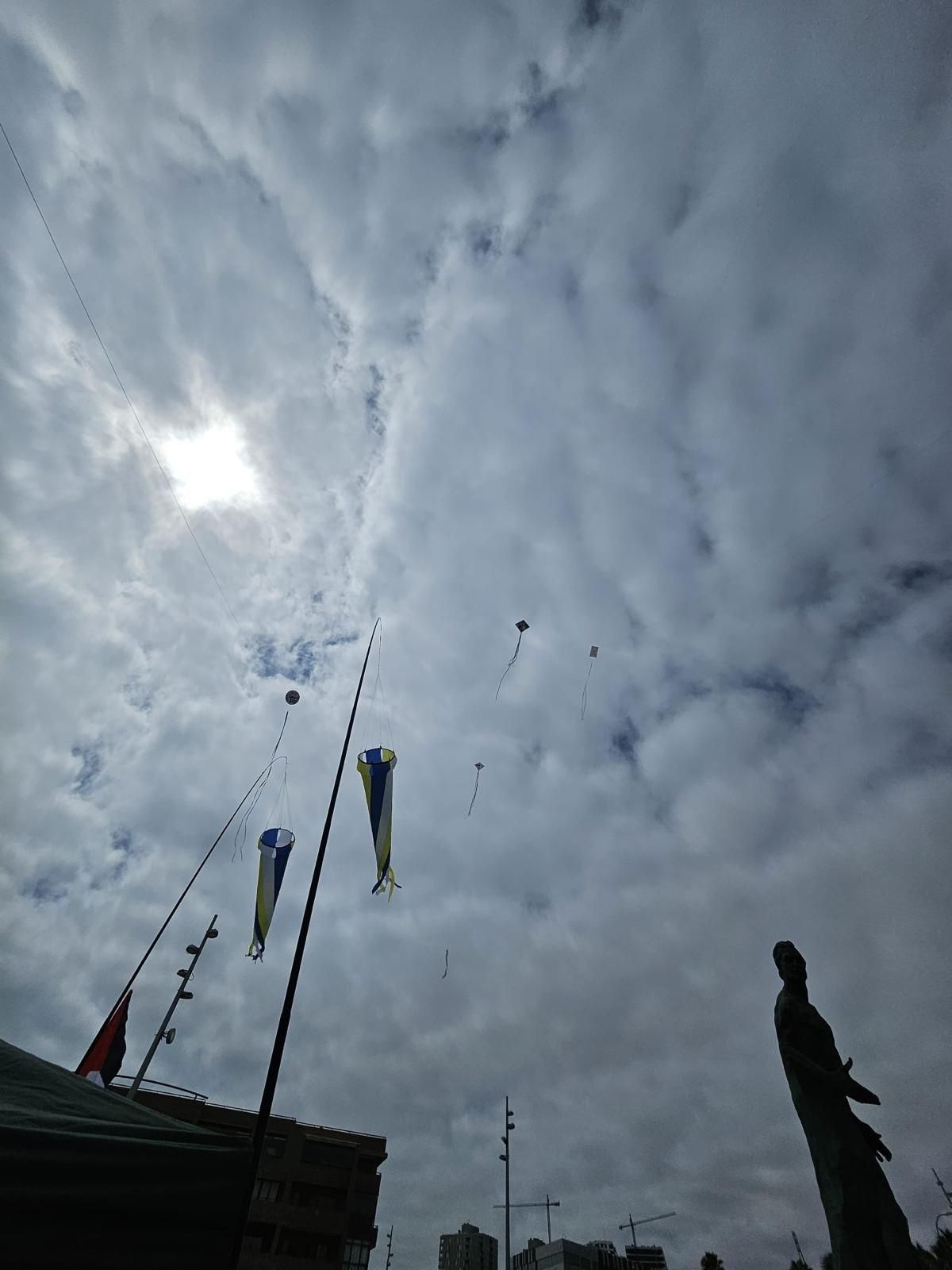 Las cometas alzaron el vuelo por Palestina en una jornada de arte, denuncia y solidaridad