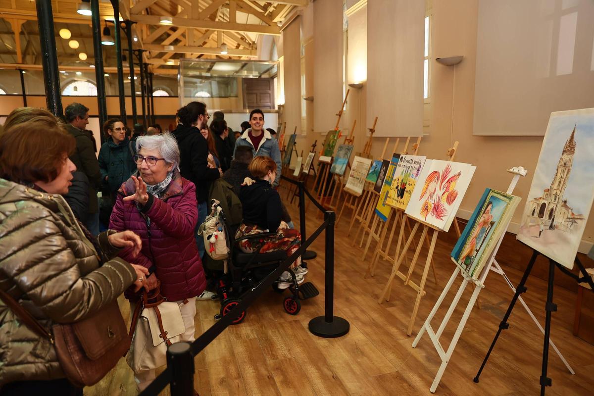 Los participantes en el XII Concurso de Pintura Rápida Los participantes en el XII Concurso de Pintura Rápida