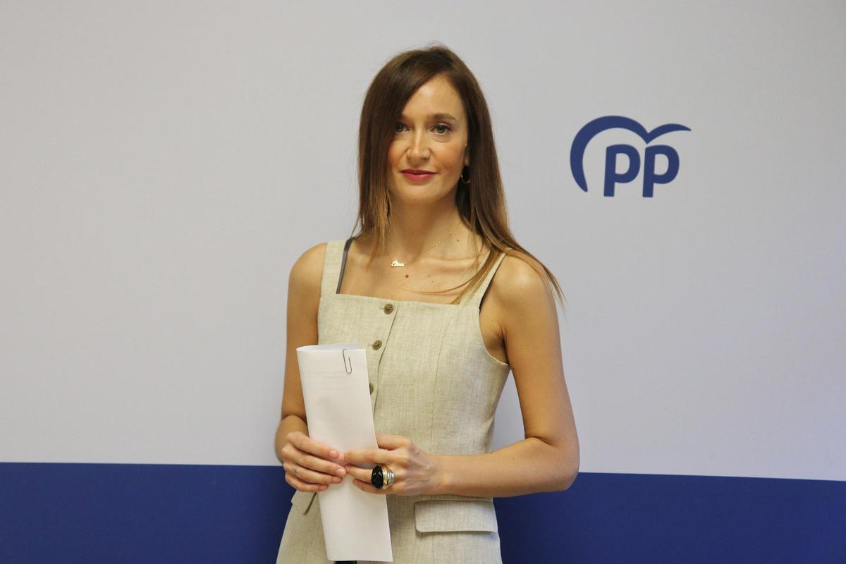 La portavoz provincial del PP de Málaga, Elisa Pérez de Siles, en una imagen de archivo.