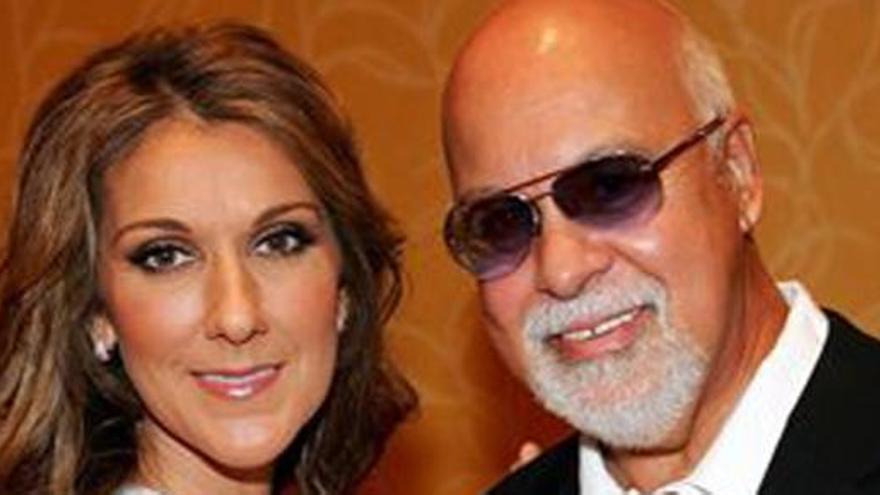 Celine Dion junto a su marido René.