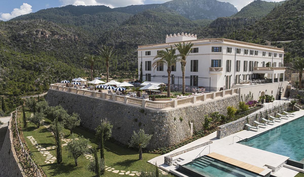 Vista exterior del hotel de 5 estrellas Son Bunyola (Banyalbufar)