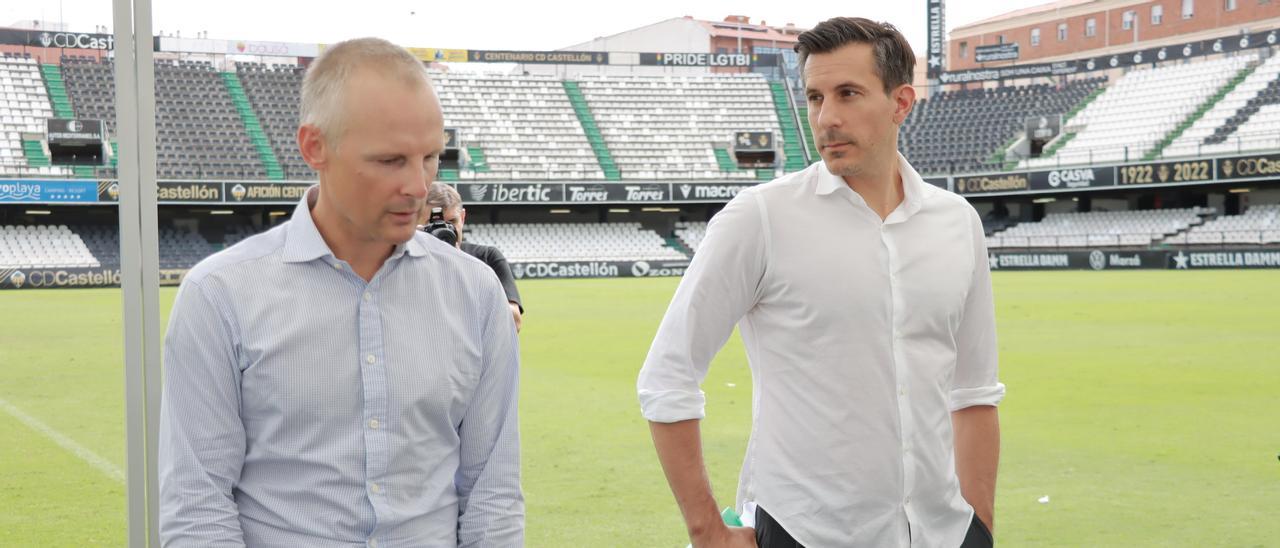 Haralabos Voulgaris, en la junta de accionistas celebrada en el Estadio Castalia a principios de septiembre.