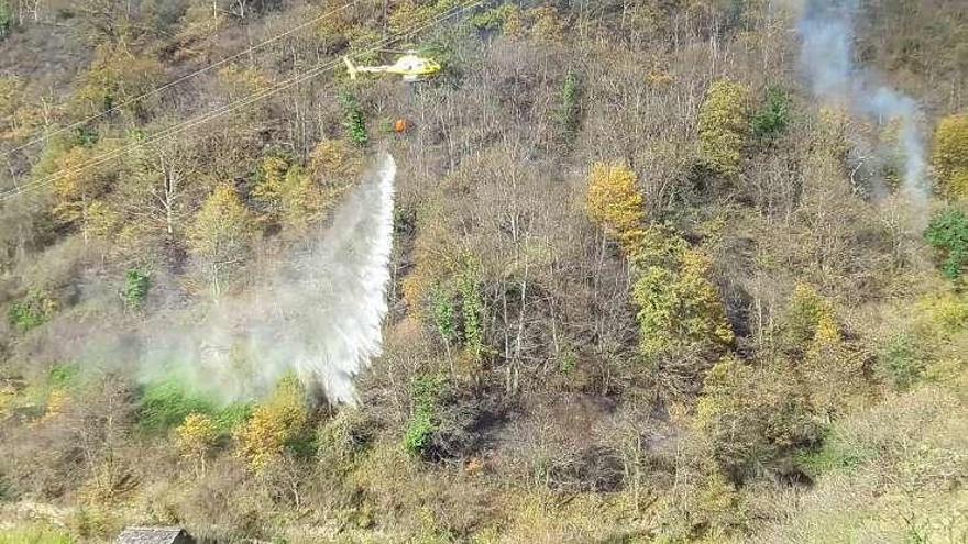 Controlado el incendio del valle de Rionegro