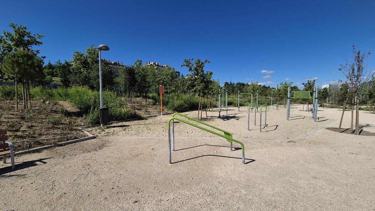 Nuevas zonas verdes en el ámbito de Joaquín Lorenzo, en Peñagrande.