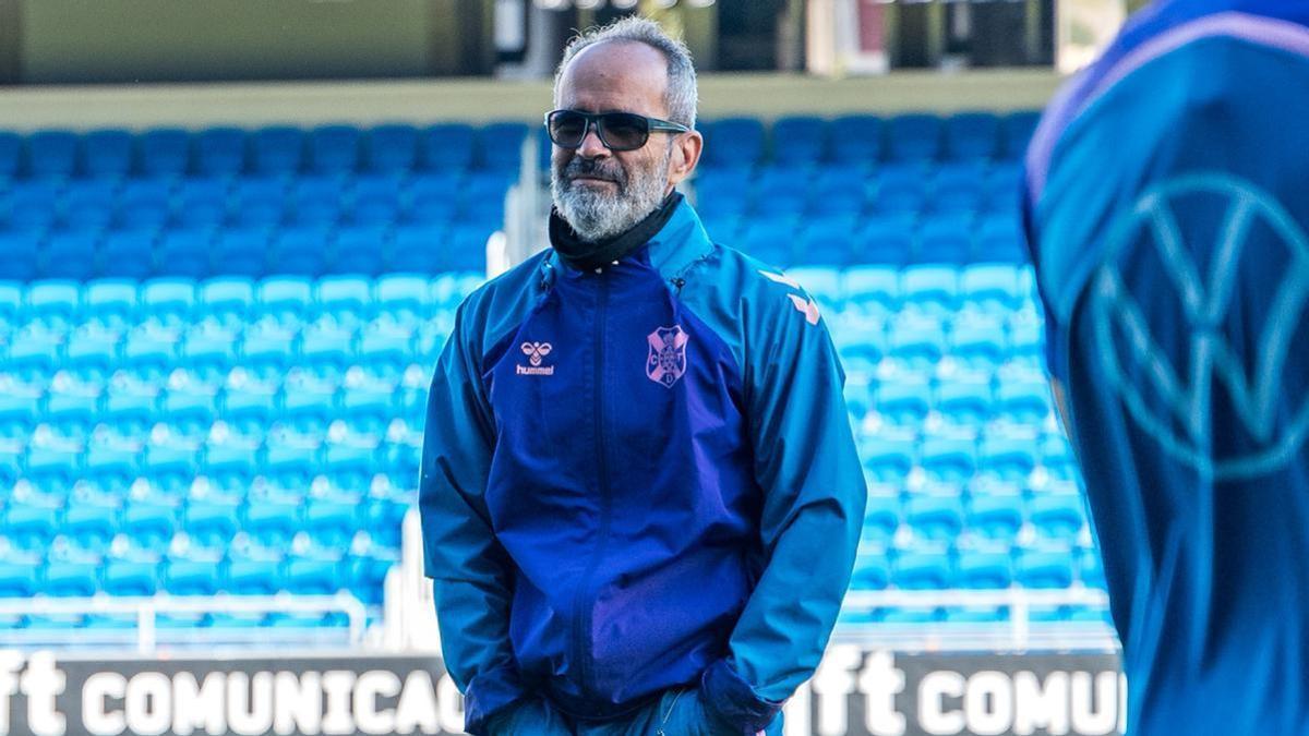 Álvaro Cervera, entrenador del CD Tenerife.