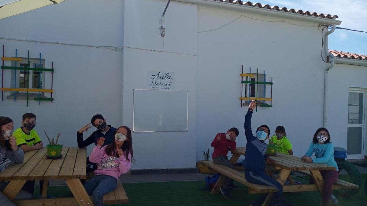 Un aula natural en el colegio de San Gil