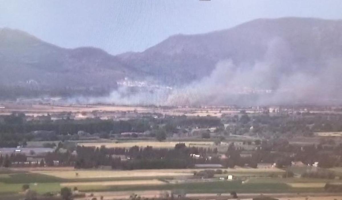 Declarat un incendi a prop del camp de golf de Peralada