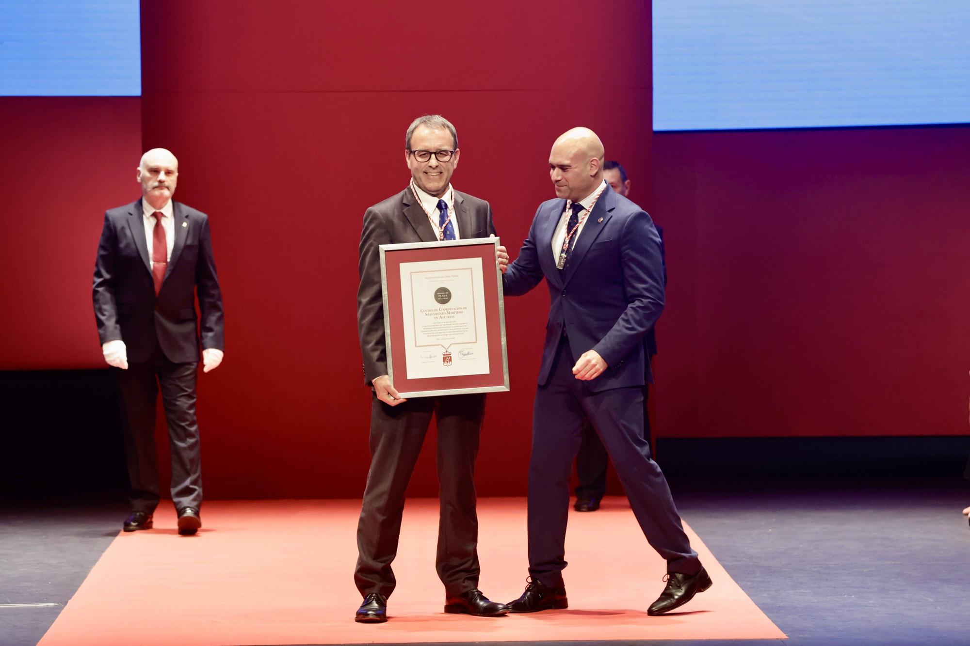 Entrega de las medallas de la ciudad de Gijón