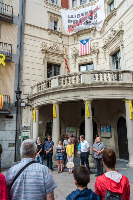 Homenatge a les víctimes dels atemptats del 17-A a Berga