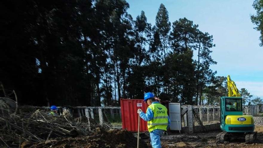 Rio Chanca a su paso por el municipio de Meaño. // Iñaki Abella