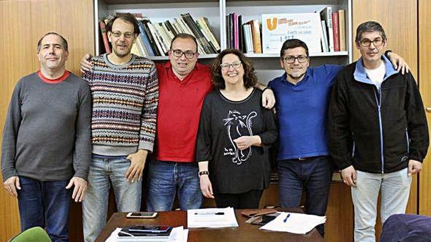 Integrantes del Comité en Primera Persona de Salud Mental de Feafes Galicia.