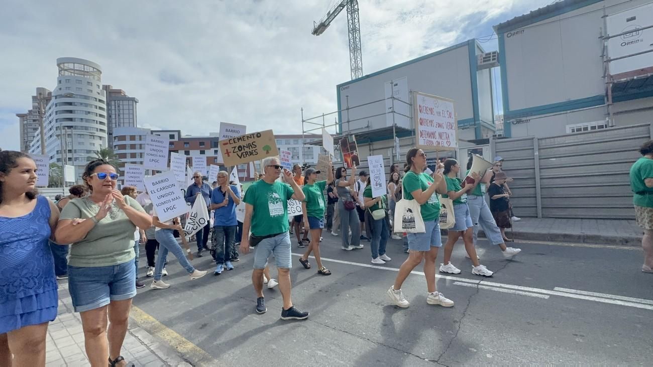 Manifestación en Guanarteme contra la gentrificación y la especulación inmobiliaria