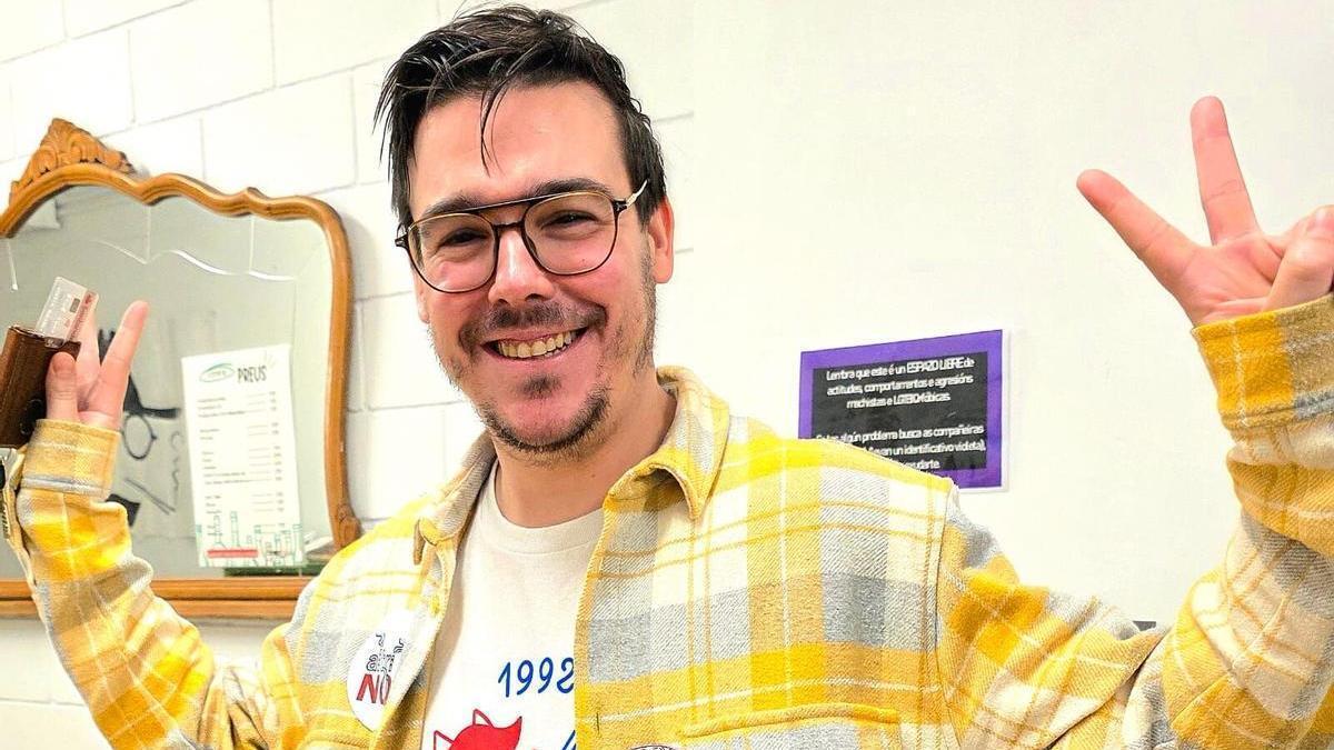 Martín Calvelo, investigador de Arteixo y ponente en el Pint of Science
