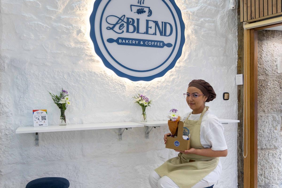 Interior de la panadería Le Blend, en Santiago de Compostela.