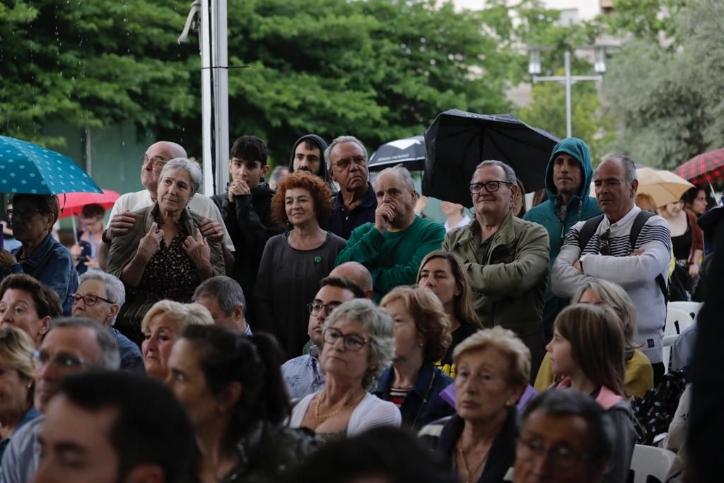 Yolanda Díaz visita Palma en uno de los actos de campaña de Unidas Podemos