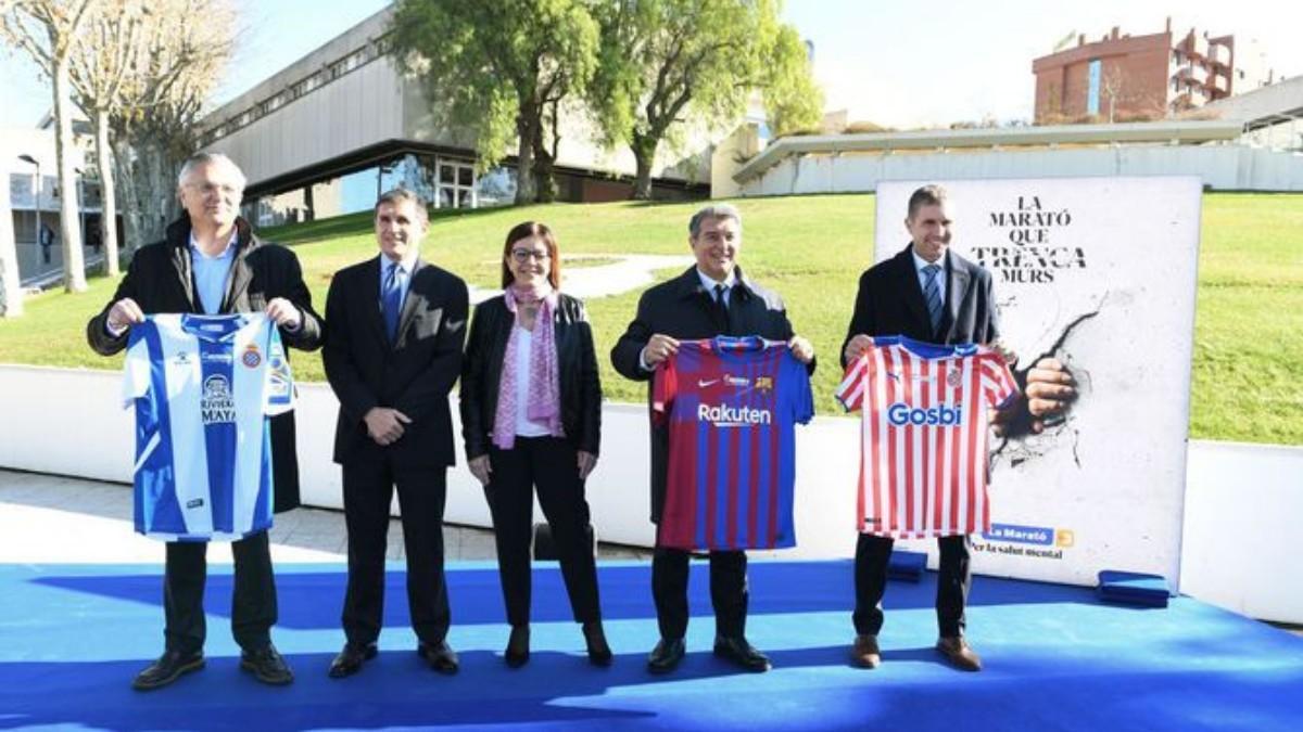 Espanyol, Barça y Girona, con la Marató