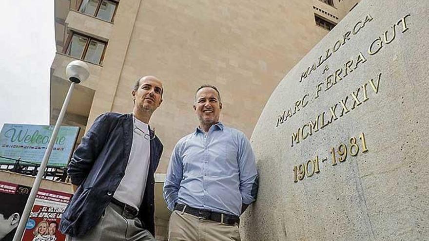 Joan y Marc Ferragut, responsables del AuditÃ²rium de Palma.