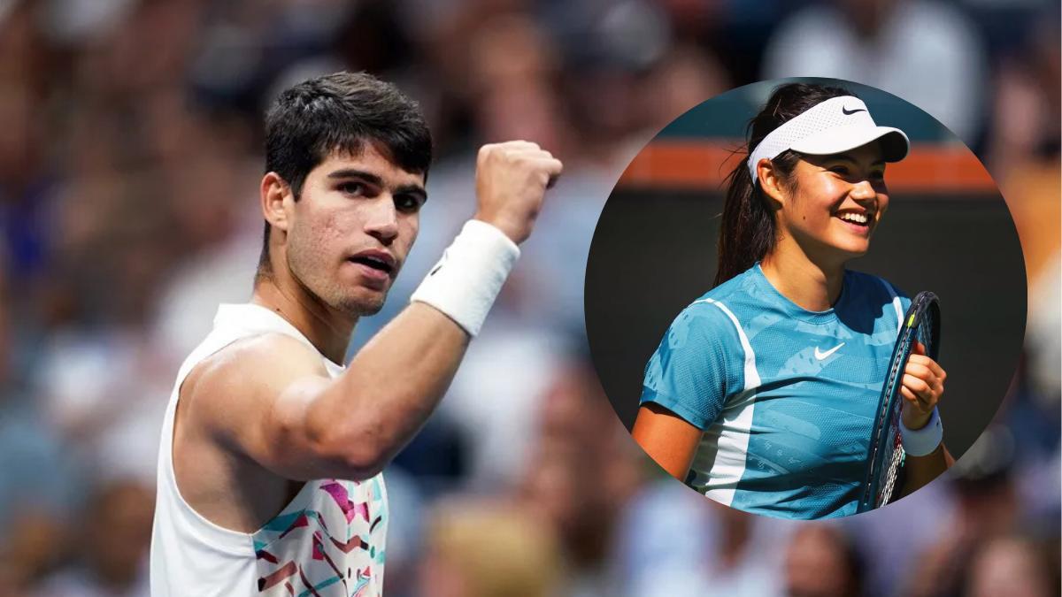 Carlos Alcaraz y Emma Raducanu