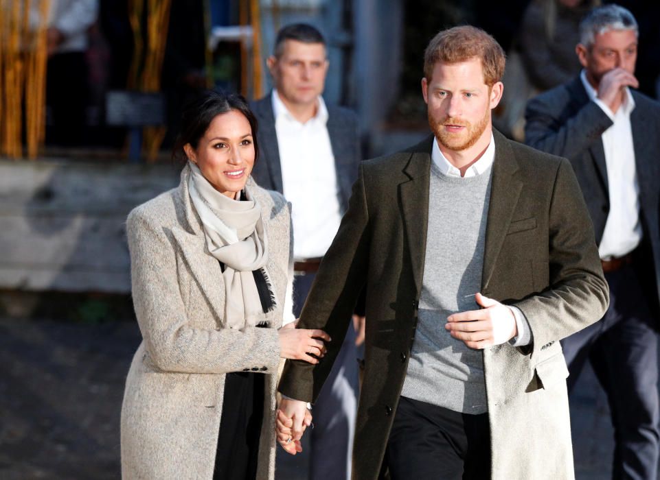 Meghan Markle, fiel a los abrigos.