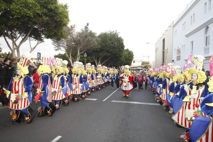 Desfile de carrozas del Carnaval de Arrecife